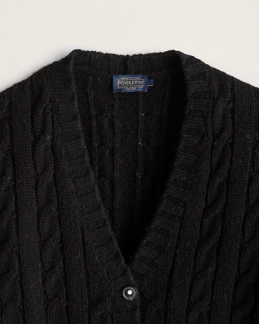 PENDLETON WOMEN'S SHETLAND COLLECTION FISHERMAN CARDIGAN