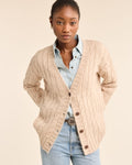 PENDLETON WOMEN'S SHETLAND COLLECTION FISHERMAN CARDIGAN