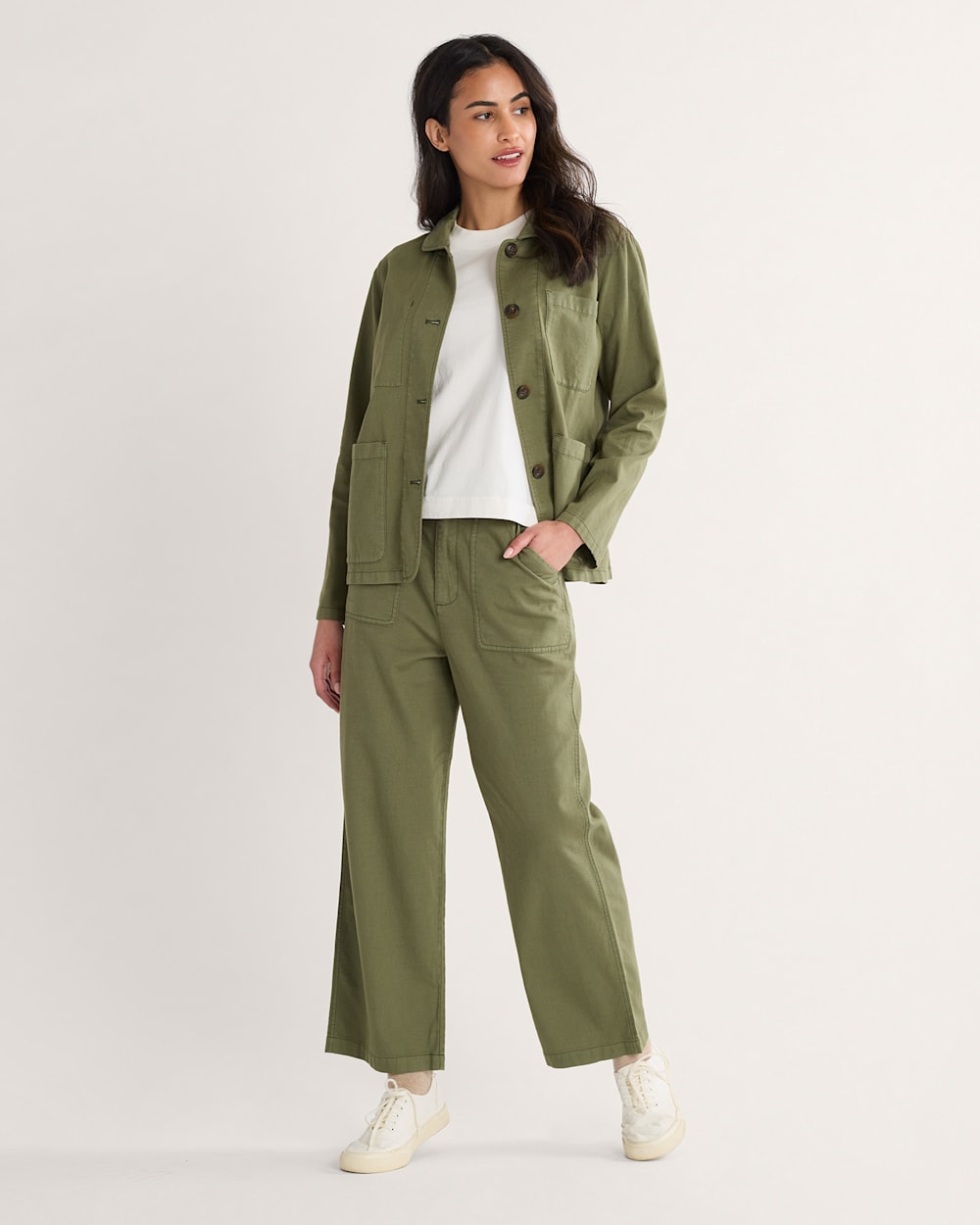 PENDLETON WOMEN'S UTILITY COTTON/LINEN PANTS