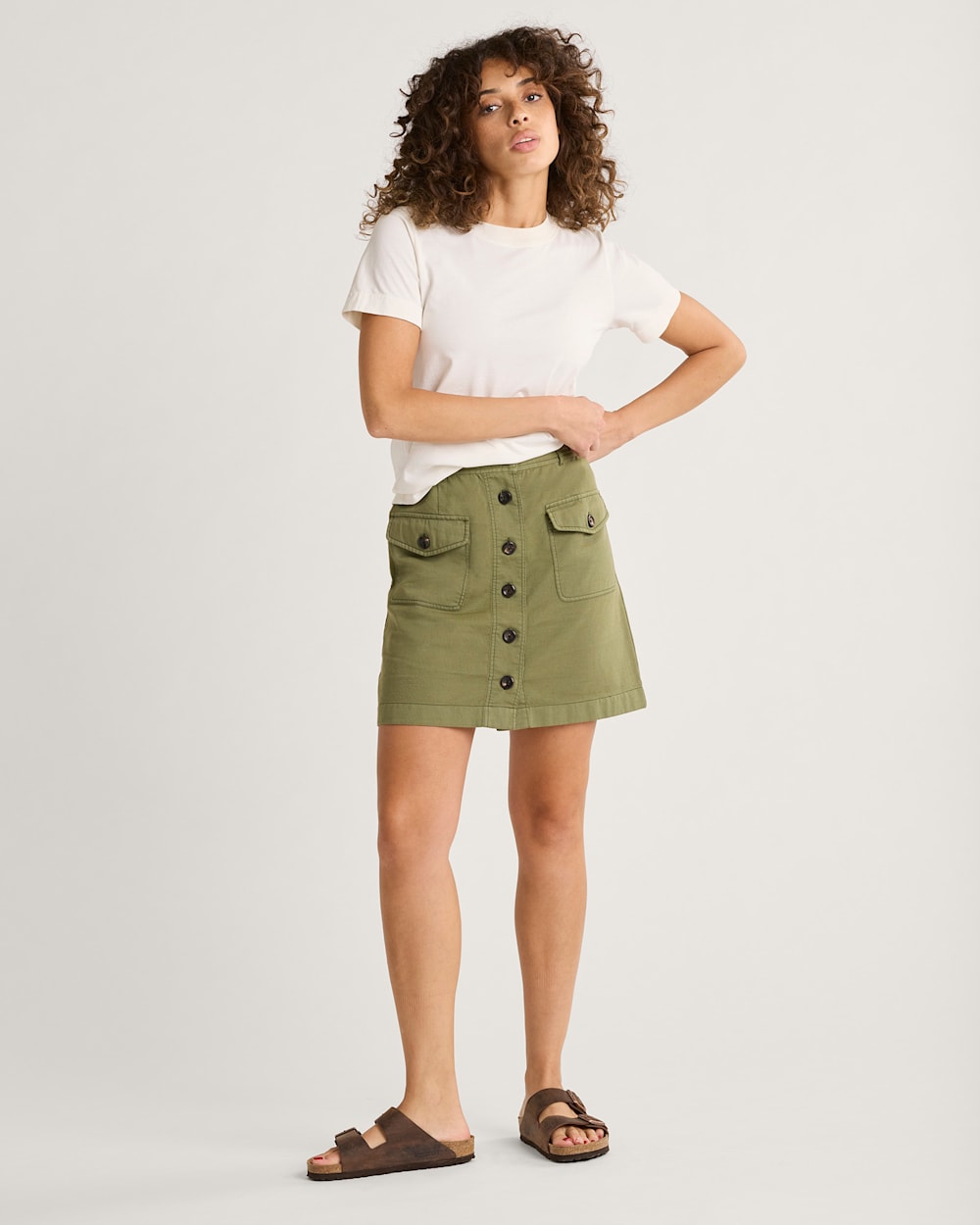 PENDLETON WOMEN'S UTILITY COTTON/LINEN SKIRT