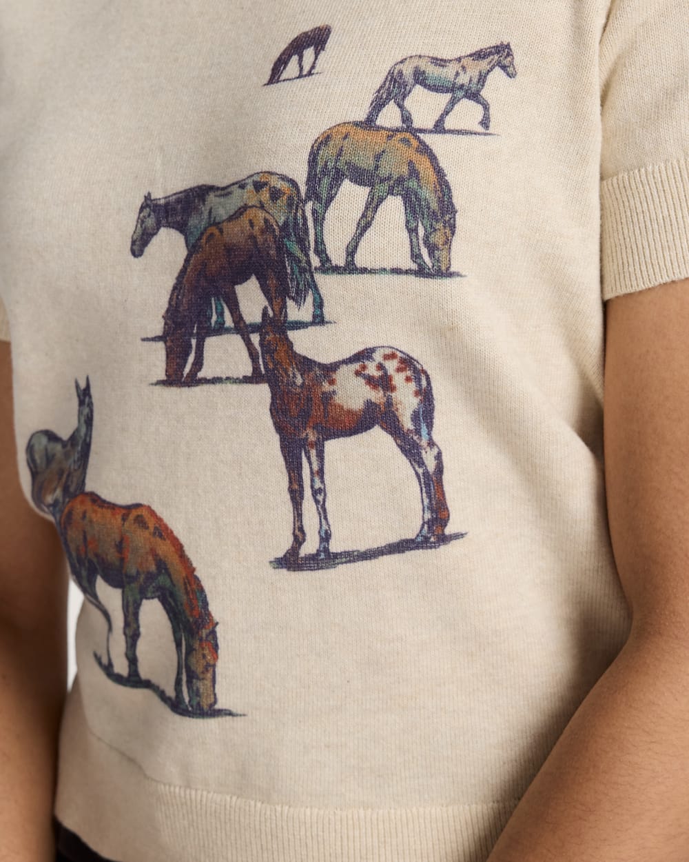 PENDLETON WOMEN'S WILD HORSE COTTON SWEATER