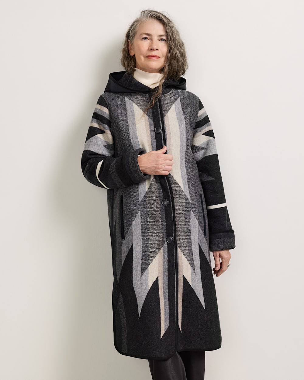 PENDLETON WOMEN'S WYETH TRAIL WOOL BLANKET COAT