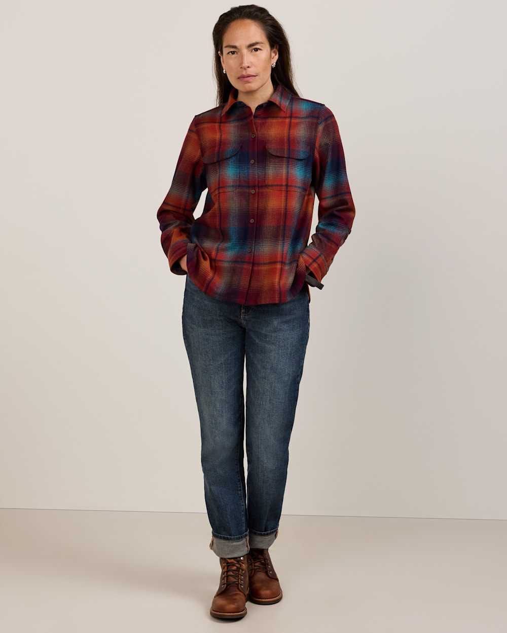 PENDLETON WOMEN'S PLAID BOARD SHIRT