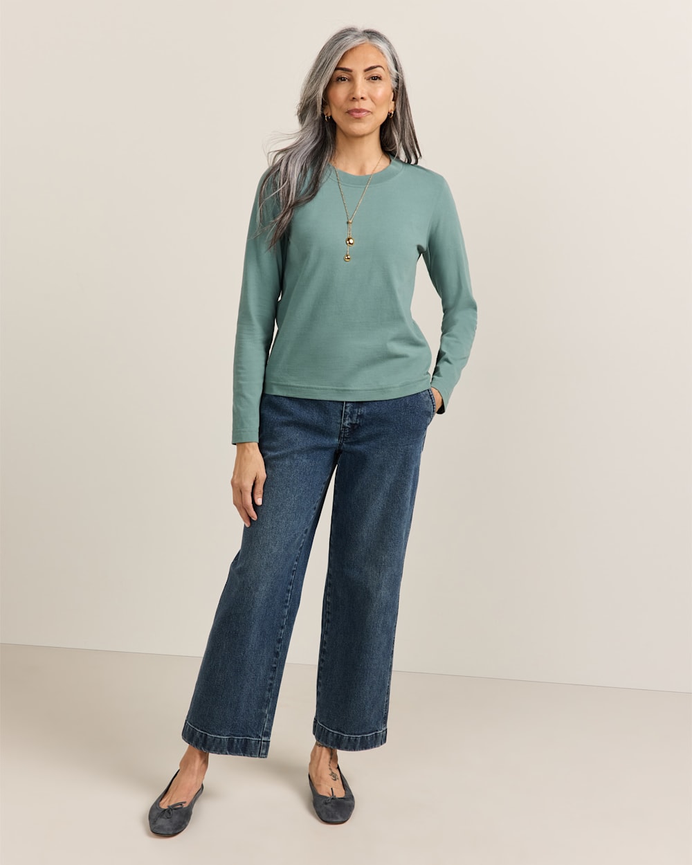PENDLETON WOMEN'S LONG-SLEEVE DESCHUTES TEE