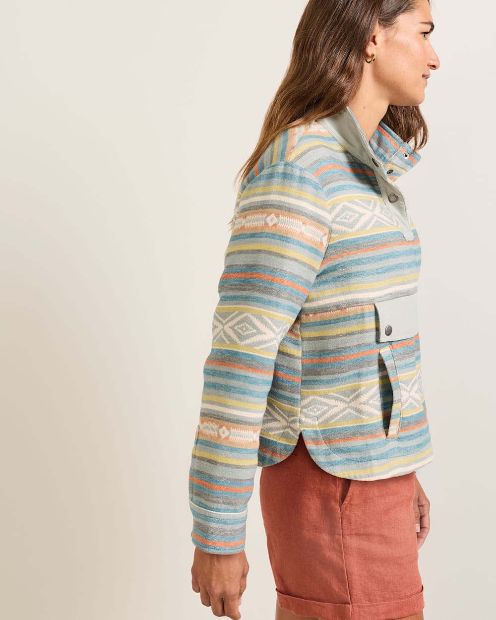 PENDLETON WOMEN'S DOUBLESOFT HALF-SNAP PULLOVER
