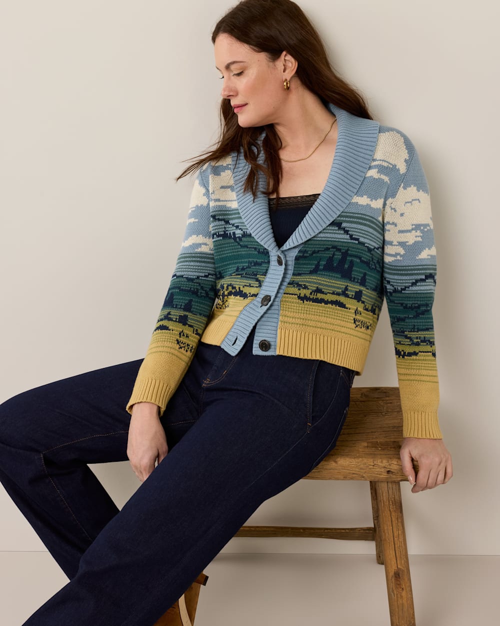 PENDLETON WOMEN'S BIG SKY COTTON CARDIGAN