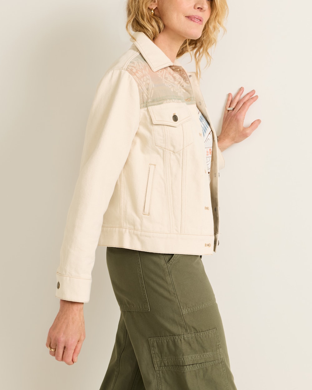 PENDLETON WOMEN'S DENIM TRUCKER JACKET