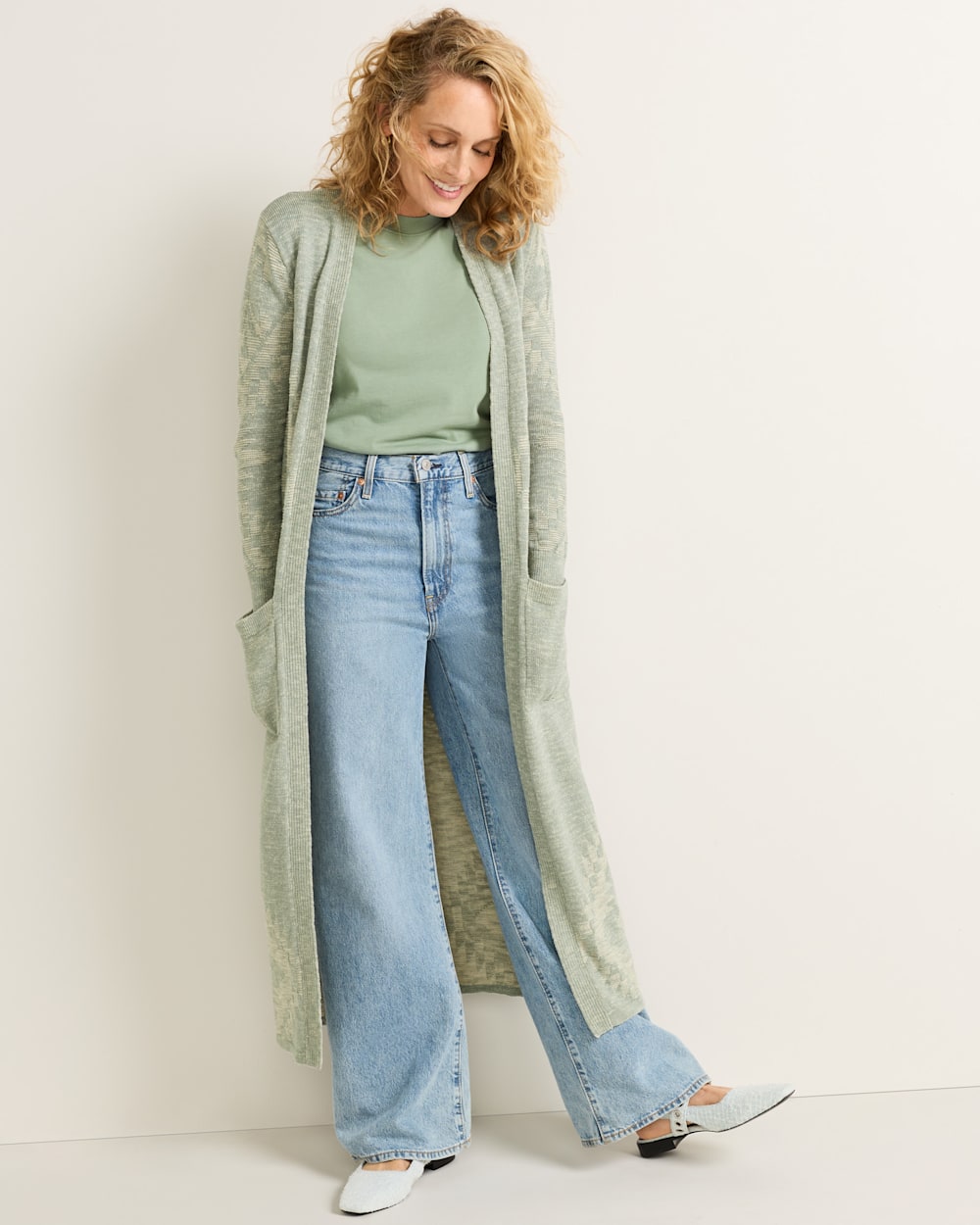 PENDLETON WOMEN'S TEXTURED DUSTER CARDIGAN
