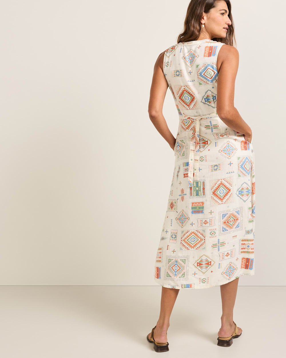 PENDLETON WOMEN'S LANA SLEEVELESS LINEN DRESS