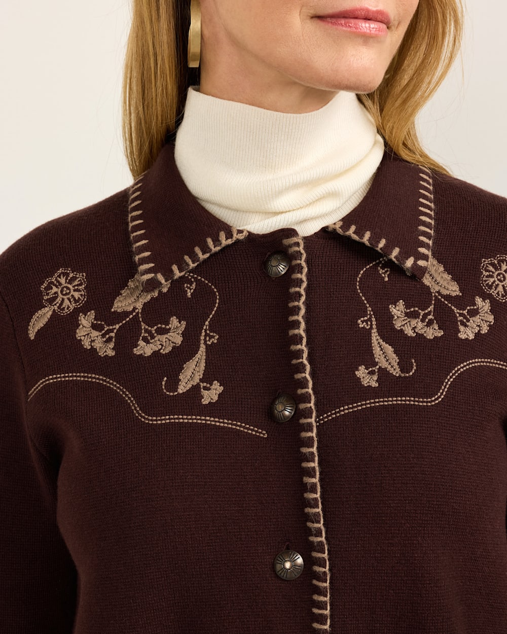 PENDLETON WOMEN'S EMBROIDERED SOUVENIR CARDIGAN