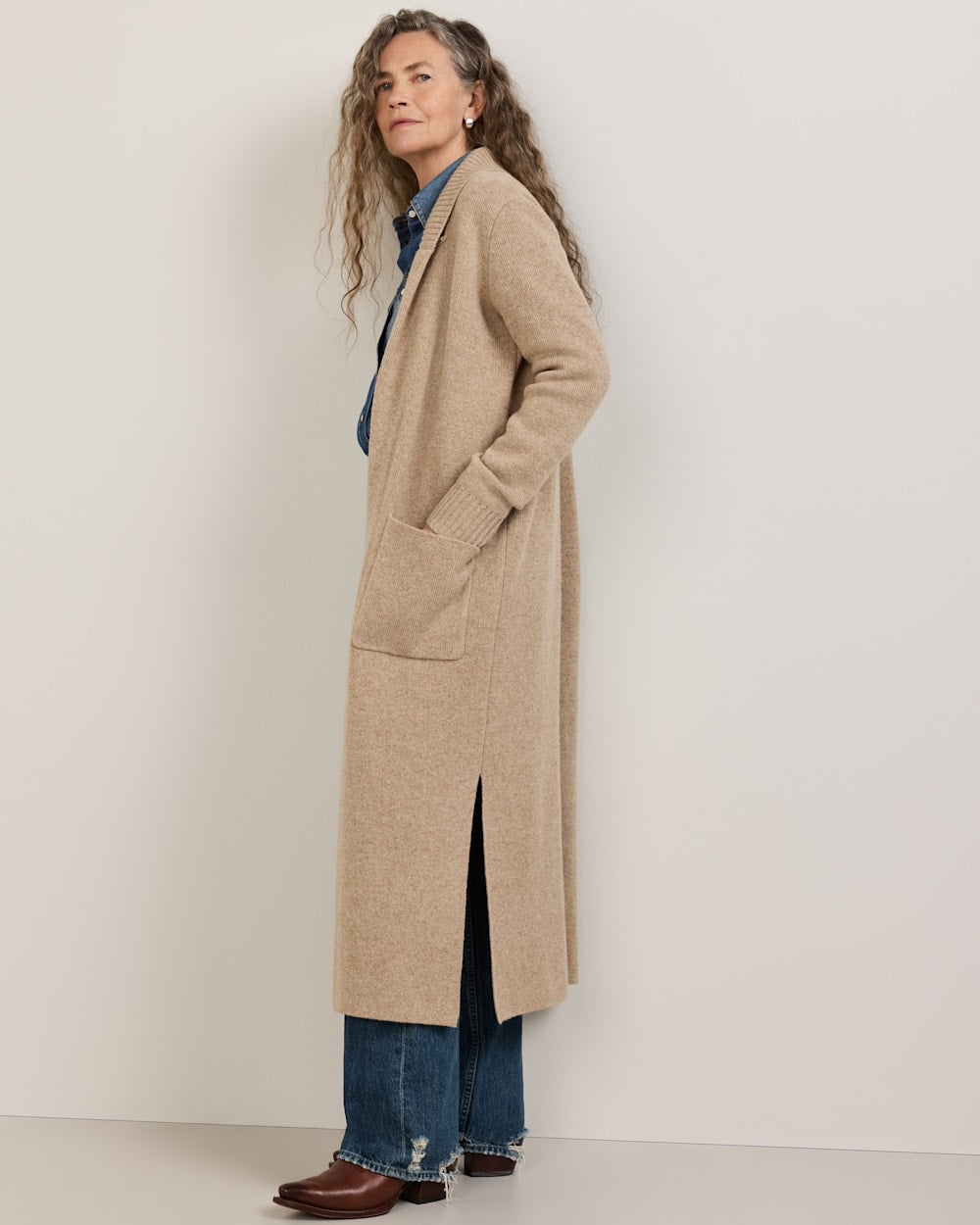 PENDLETON WOMEN'S LAMBSWOOL DUSTER CARDIGAN