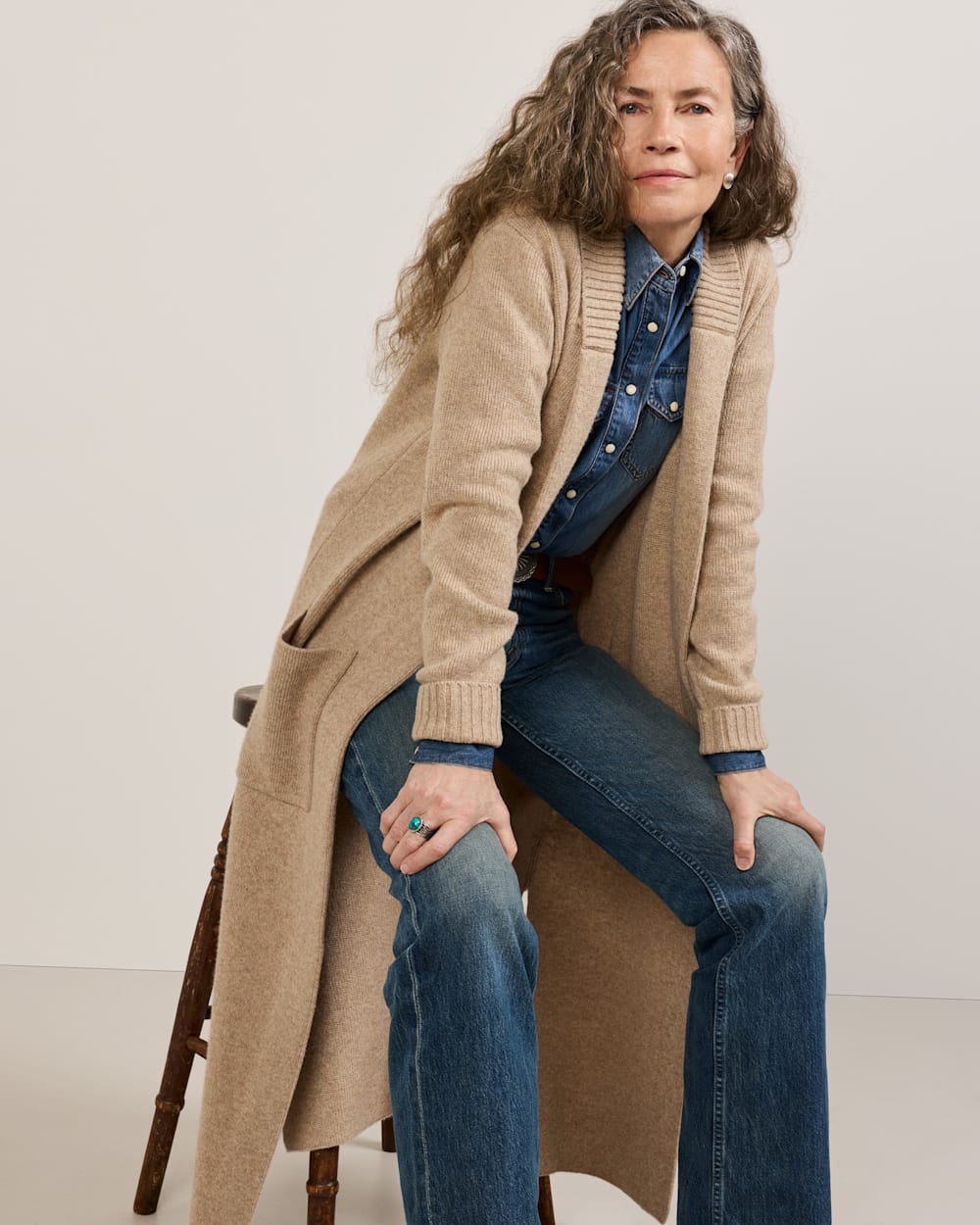 PENDLETON WOMEN'S LAMBSWOOL DUSTER CARDIGAN