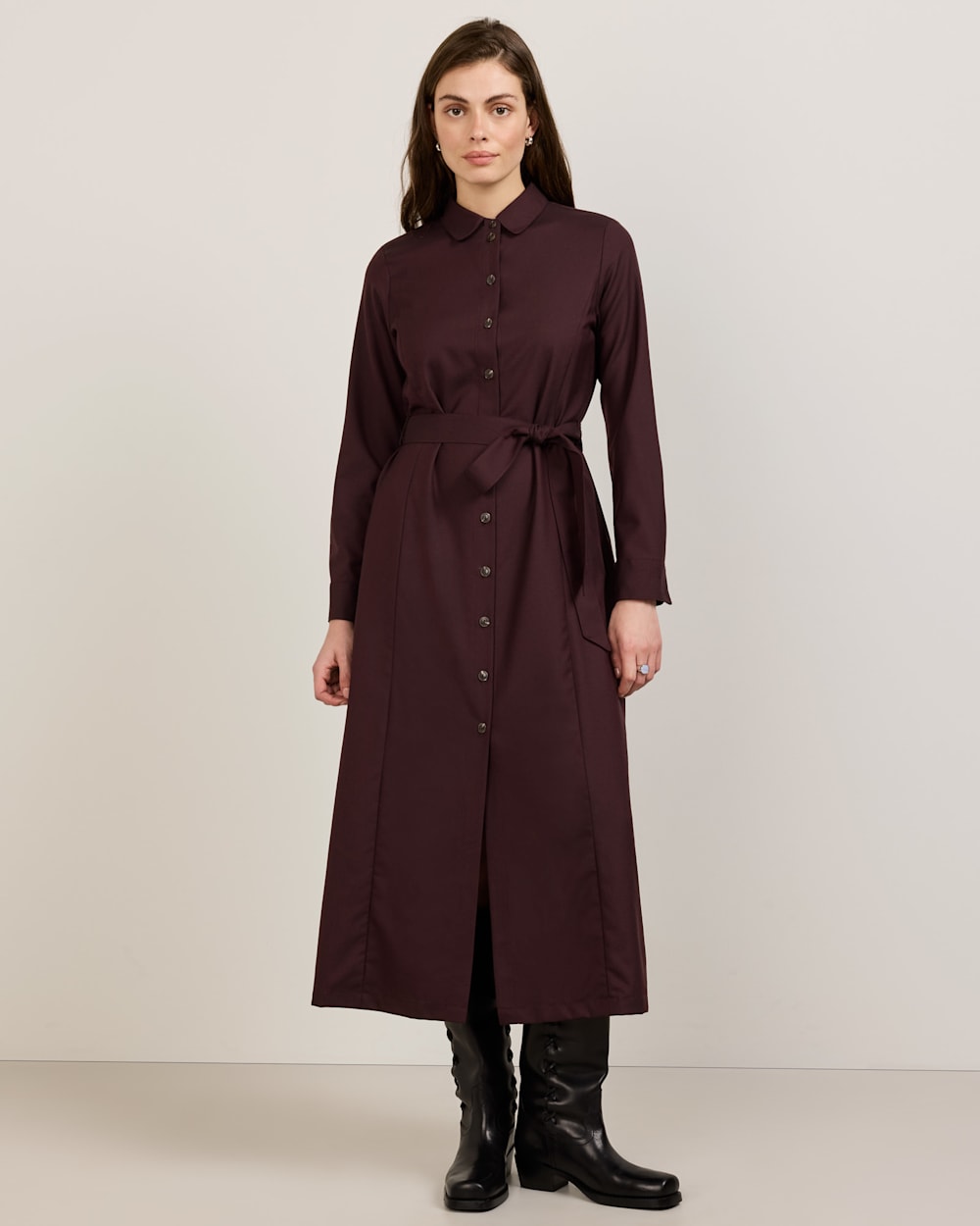 PENDLETON WOMEN'S WORSTED WOOL SHIRT DRESS