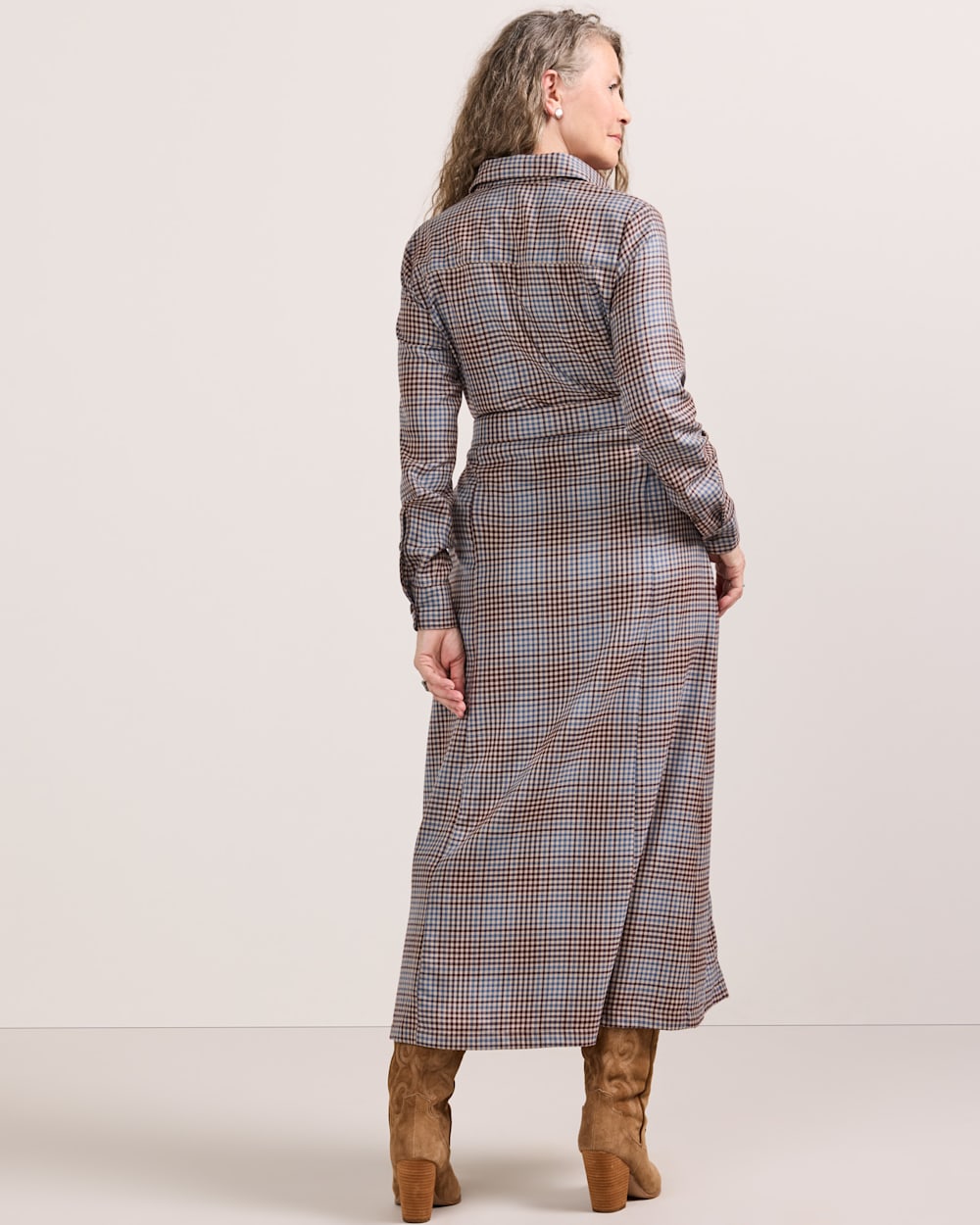 PENDLETON WOMEN'S PLAID WORSTED WOOL SHIRT DRESS