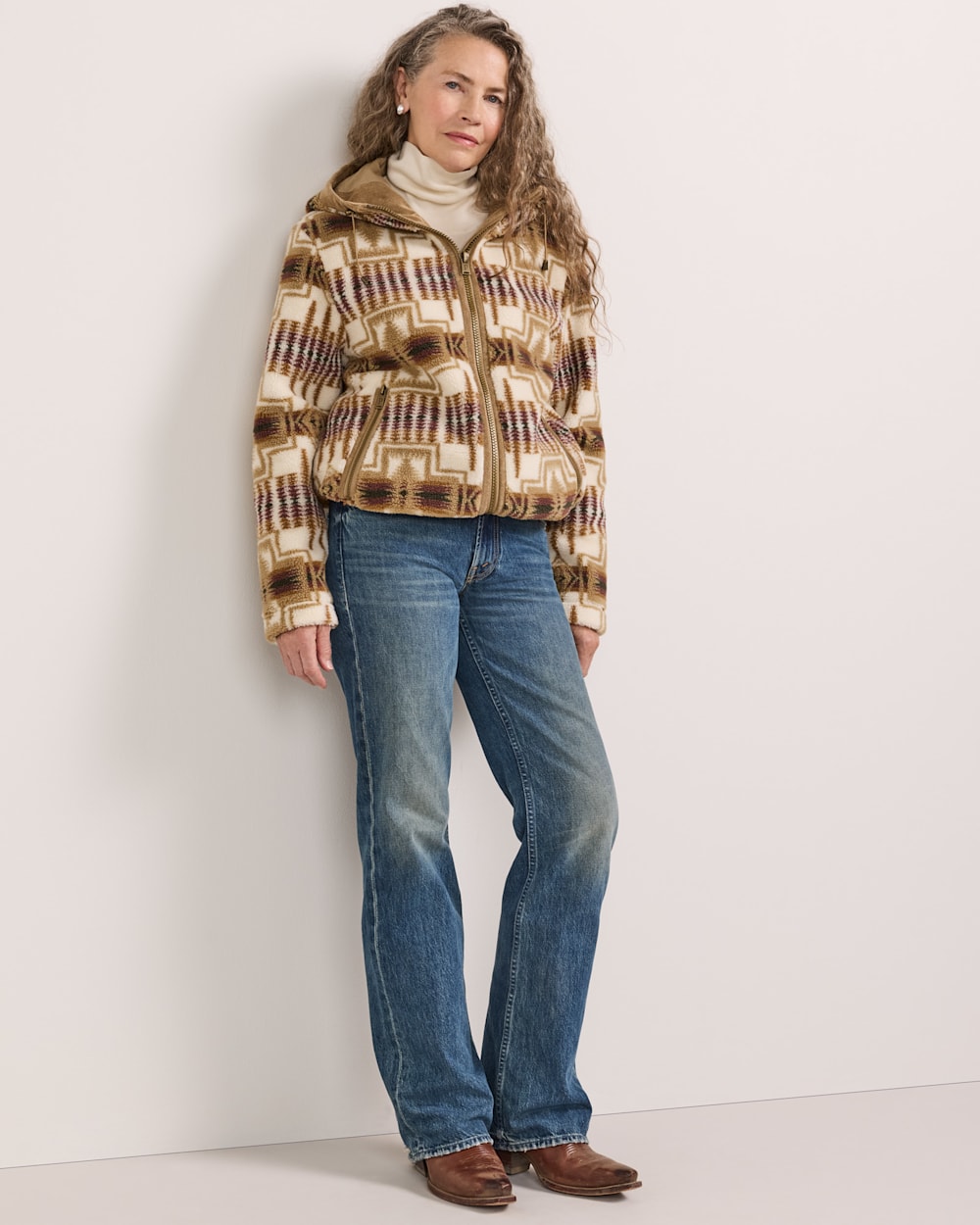 PENDLETON WOMEN'S HARDING COTTONWOOD FLEECE HOODIE