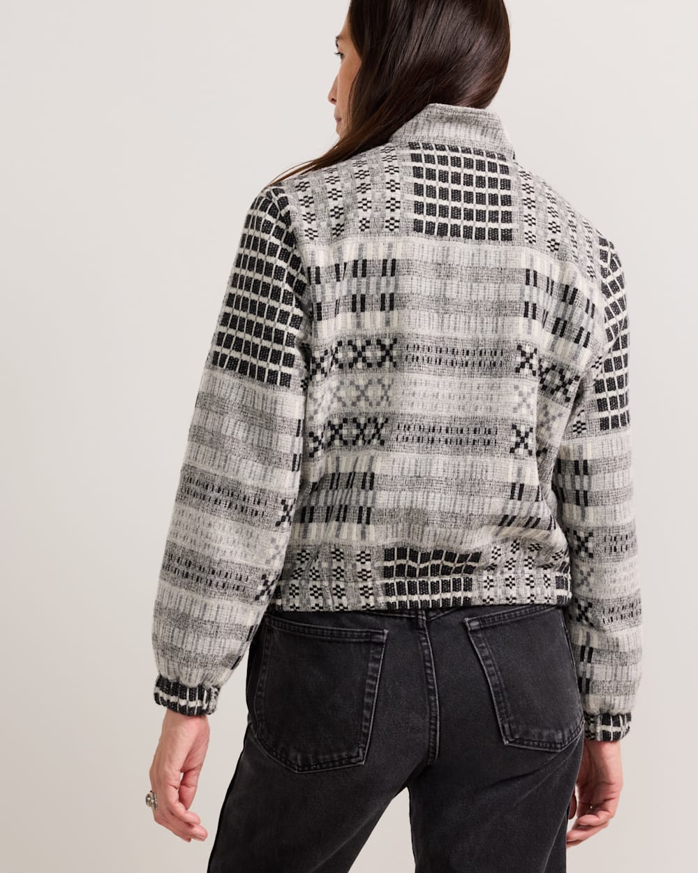 PENDLETON WOMEN'S TEXTURED WOOL BOMBER JACKET