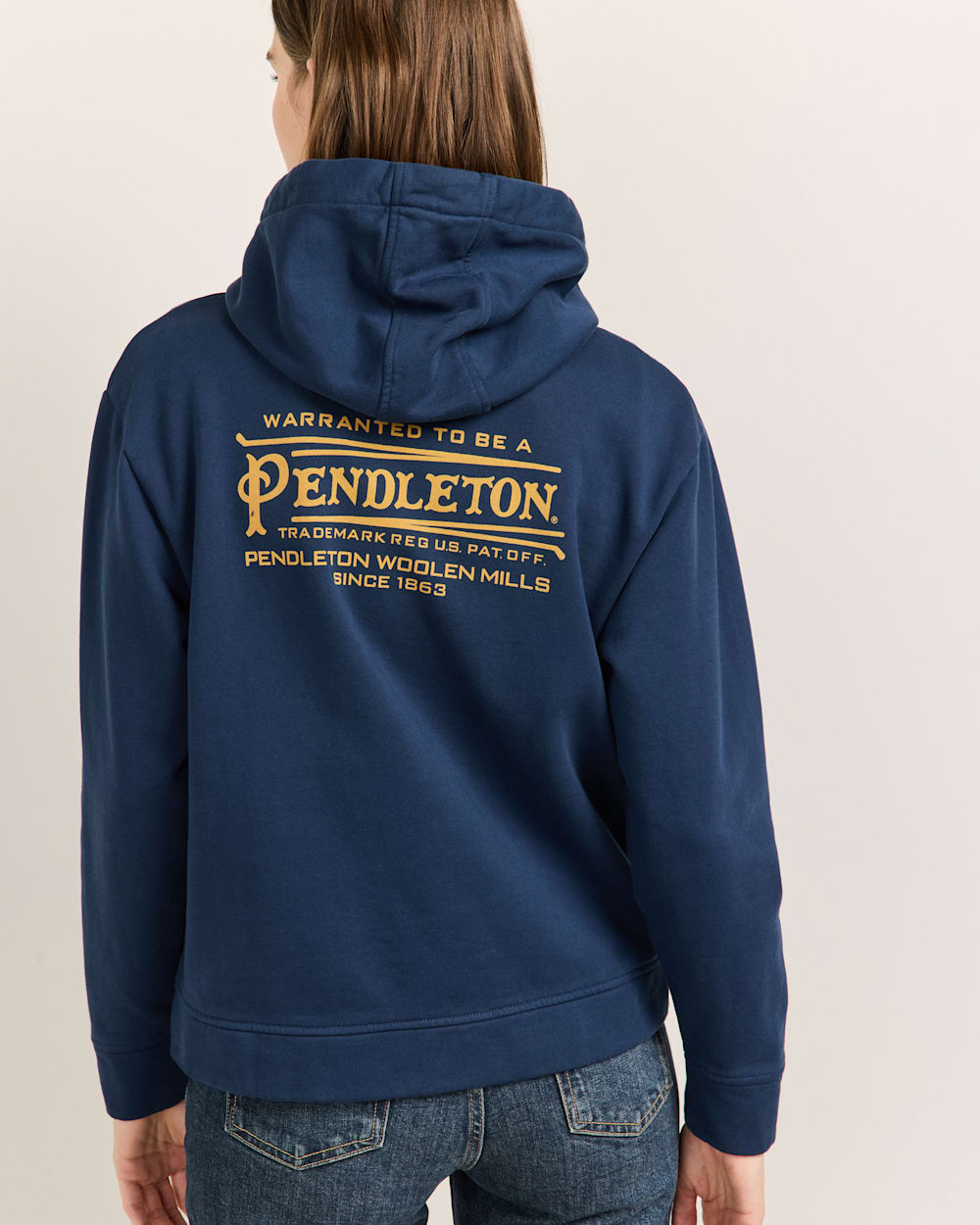 PENDLETON WOMEN'S LOGO GRAPHIC ZIP HOODIE