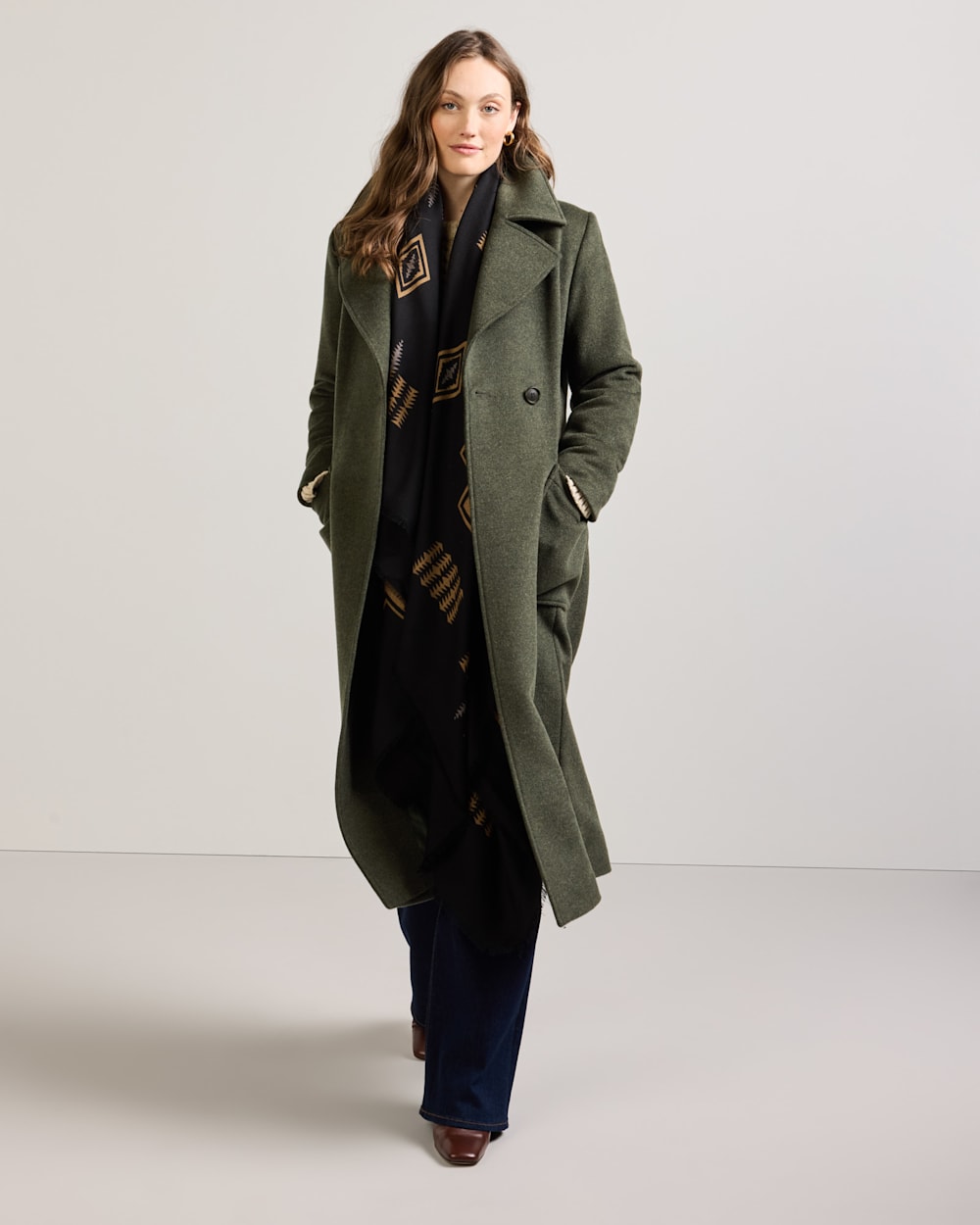 PENDLETON WOMEN'S NOB HILL WOOL WRAP COAT