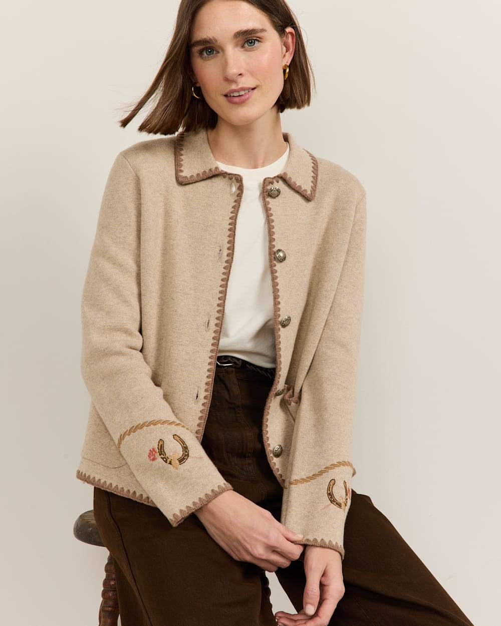 PENDLETON WOMEN'S WESTERN SOUVENIR CARDIGAN