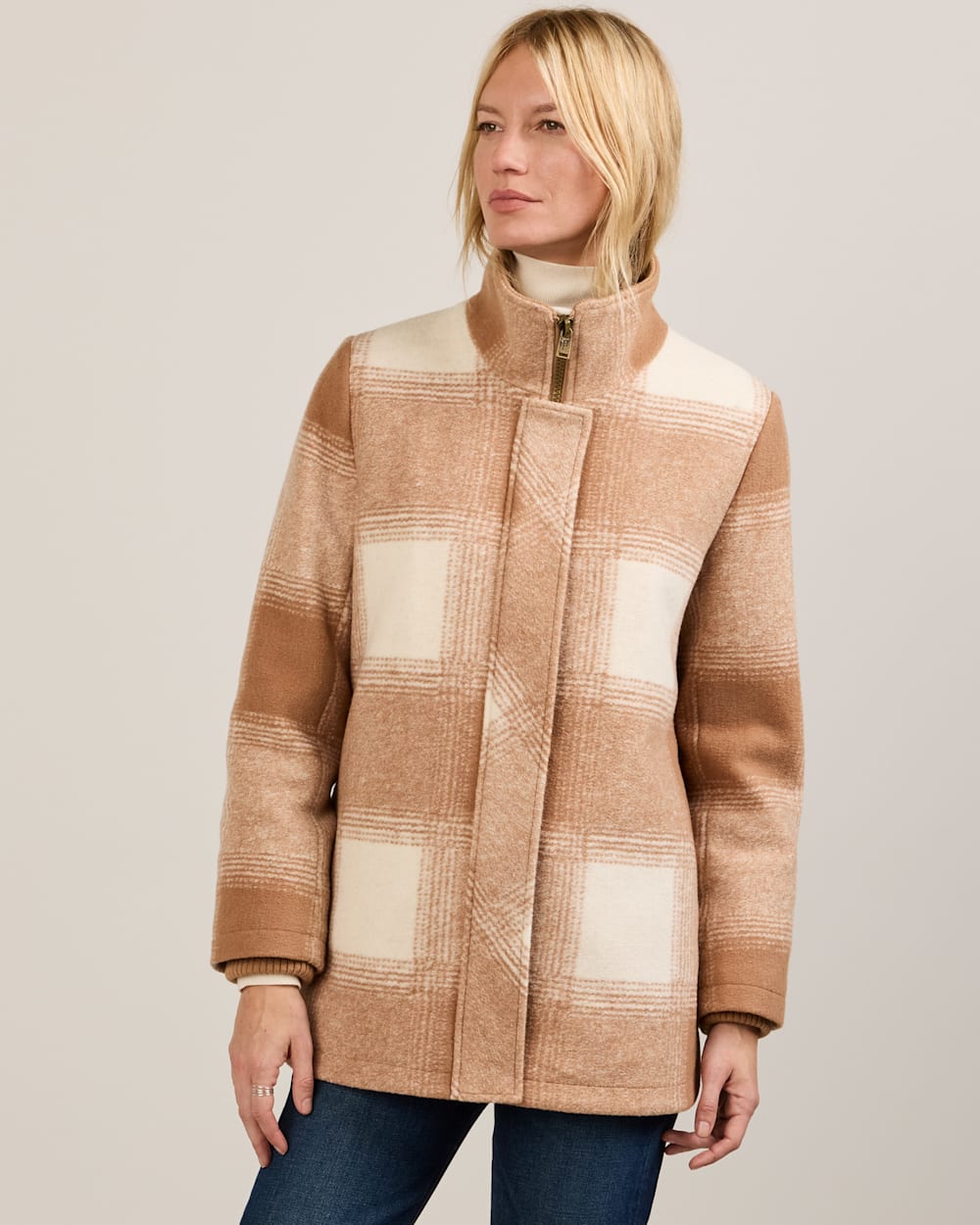 PENDLETON WOMEN'S PLAID WOOL COAT