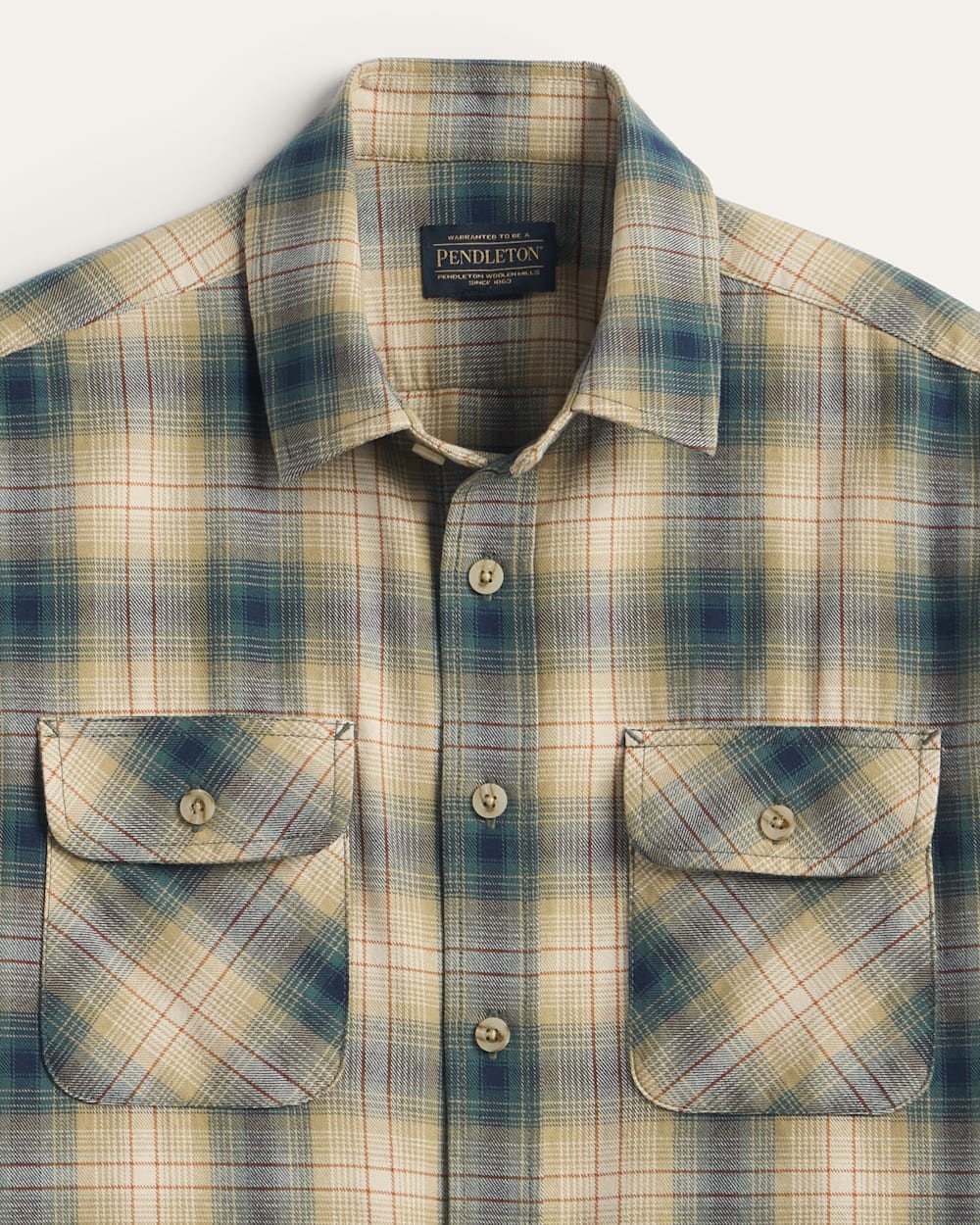 PENDLETON MEN'S PLAID BEACH SHACK COTTON SHIRT