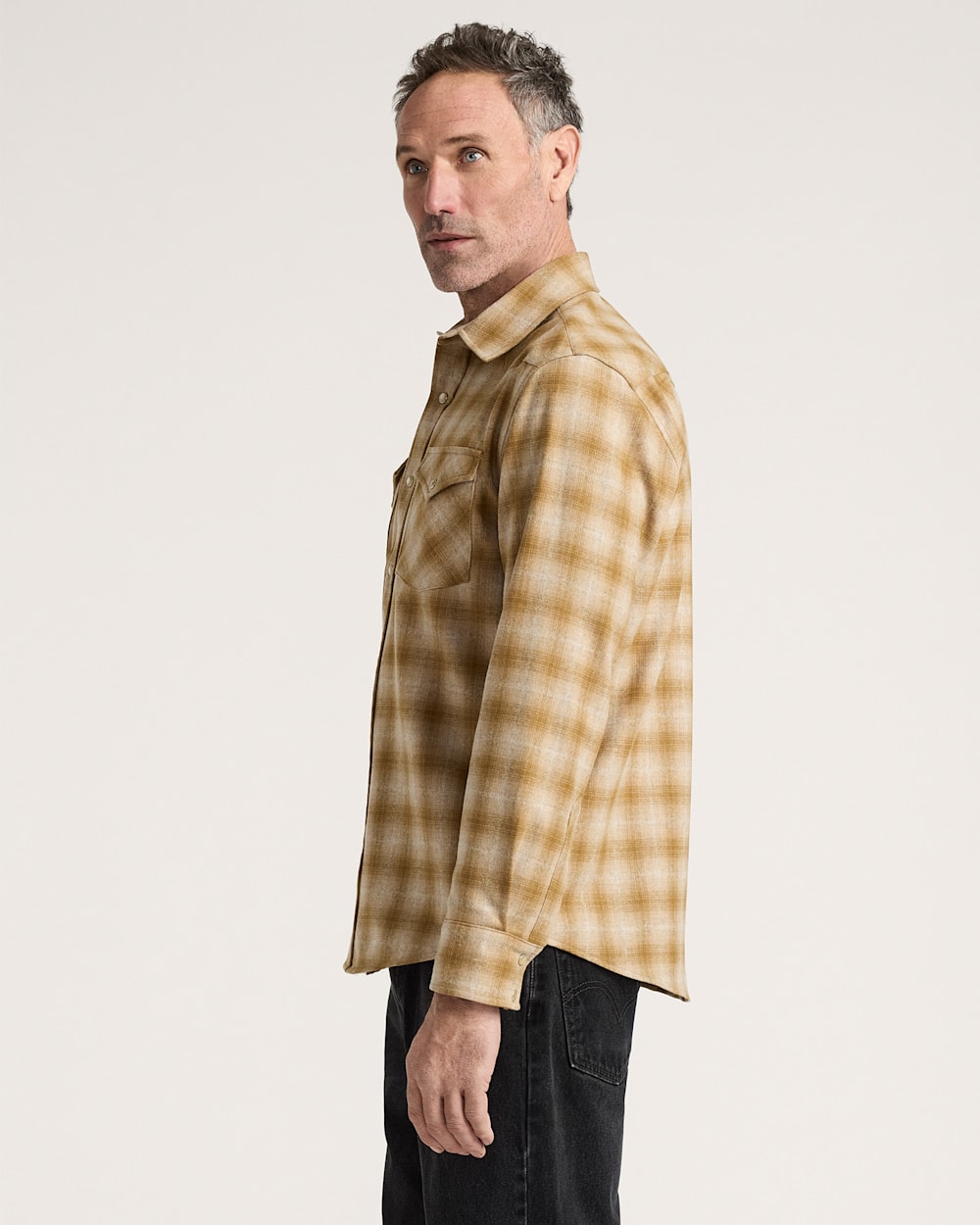 PENDLETON MEN'S PLAID SNAP-FRONT WESTERN CANYON SHIRT
