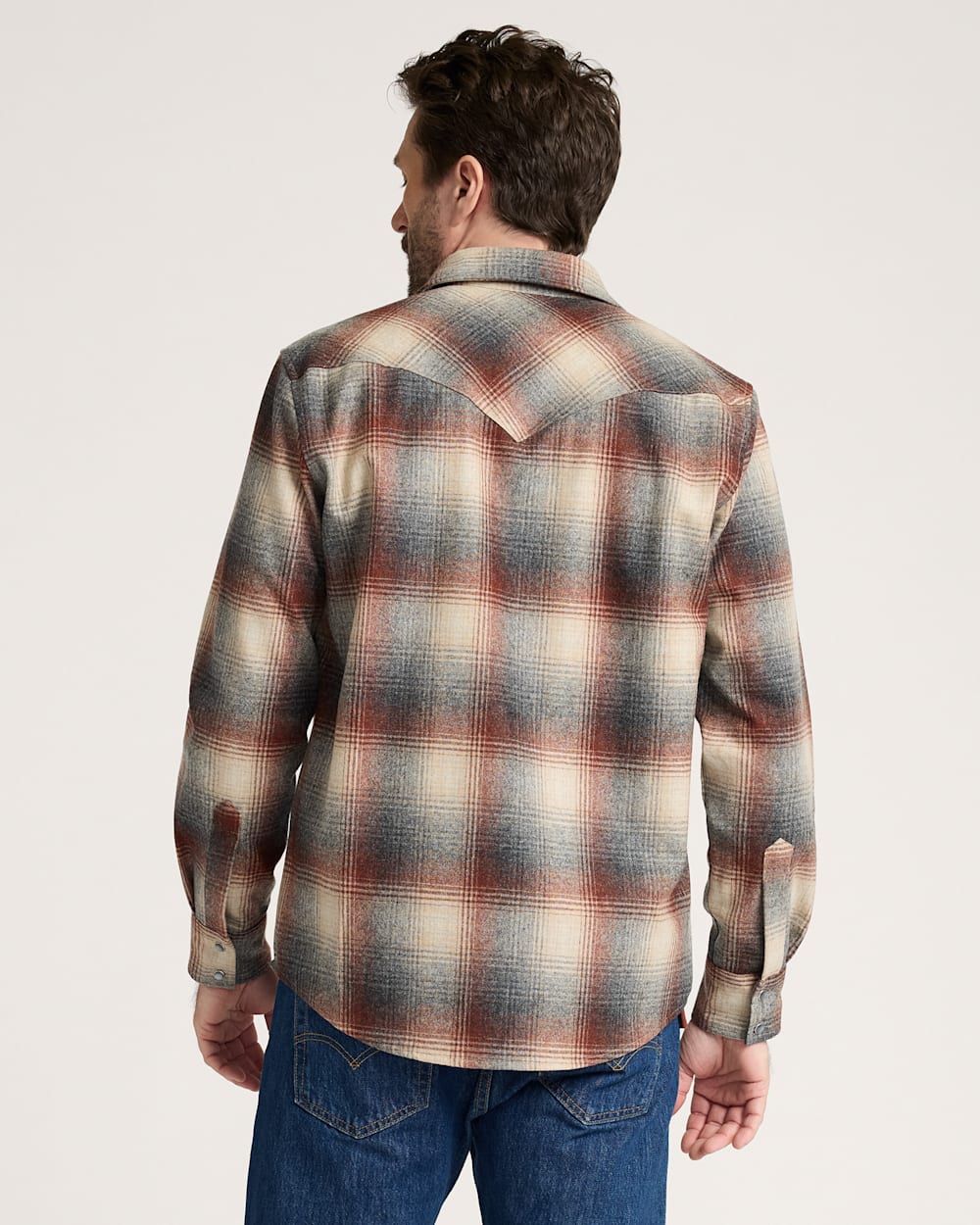 PENDLETON MEN'S PLAID SNAP-FRONT WESTERN CANYON SHIRT