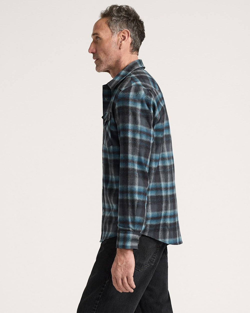 PENDLETON MEN'S PLAID SNAP-FRONT WESTERN CANYON SHIRT