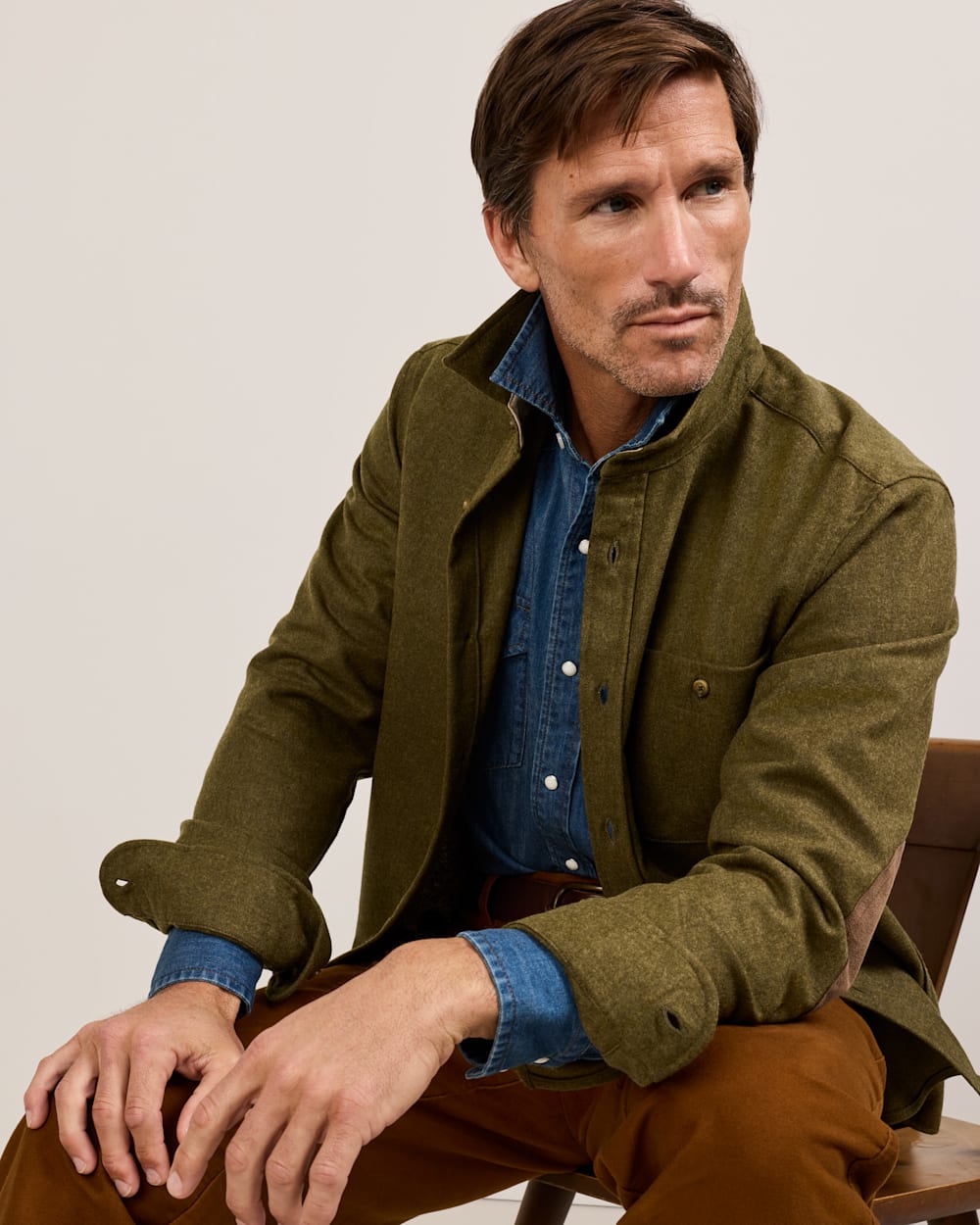 PENDLETON MEN'S ELBOW-PATCH TRAIL SHIRT