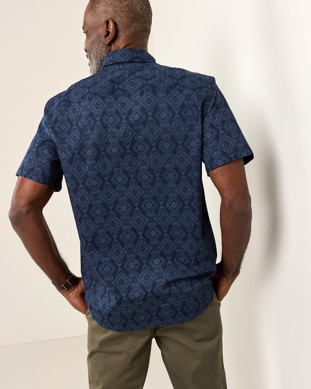 PENDLETON MEN'S SHORT-SLEEVE SHORELINE COTTON SHIRT