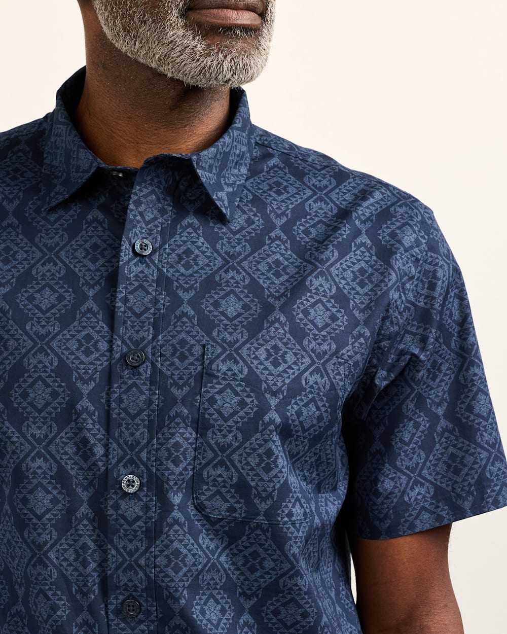 PENDLETON MEN'S SHORT-SLEEVE SHORELINE COTTON SHIRT