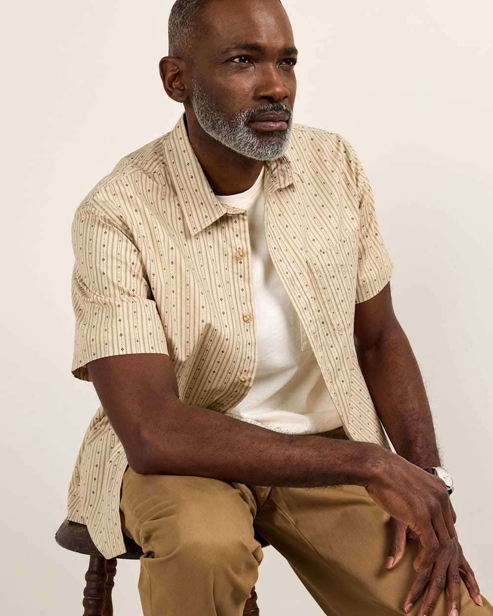 PENDLETON MEN'S SHORT-SLEEVE SHORELINE COTTON SHIRT