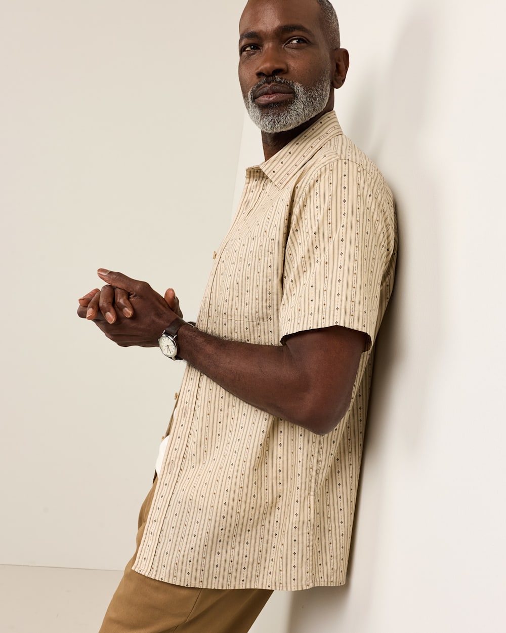 PENDLETON MEN'S SHORT-SLEEVE SHORELINE COTTON SHIRT
