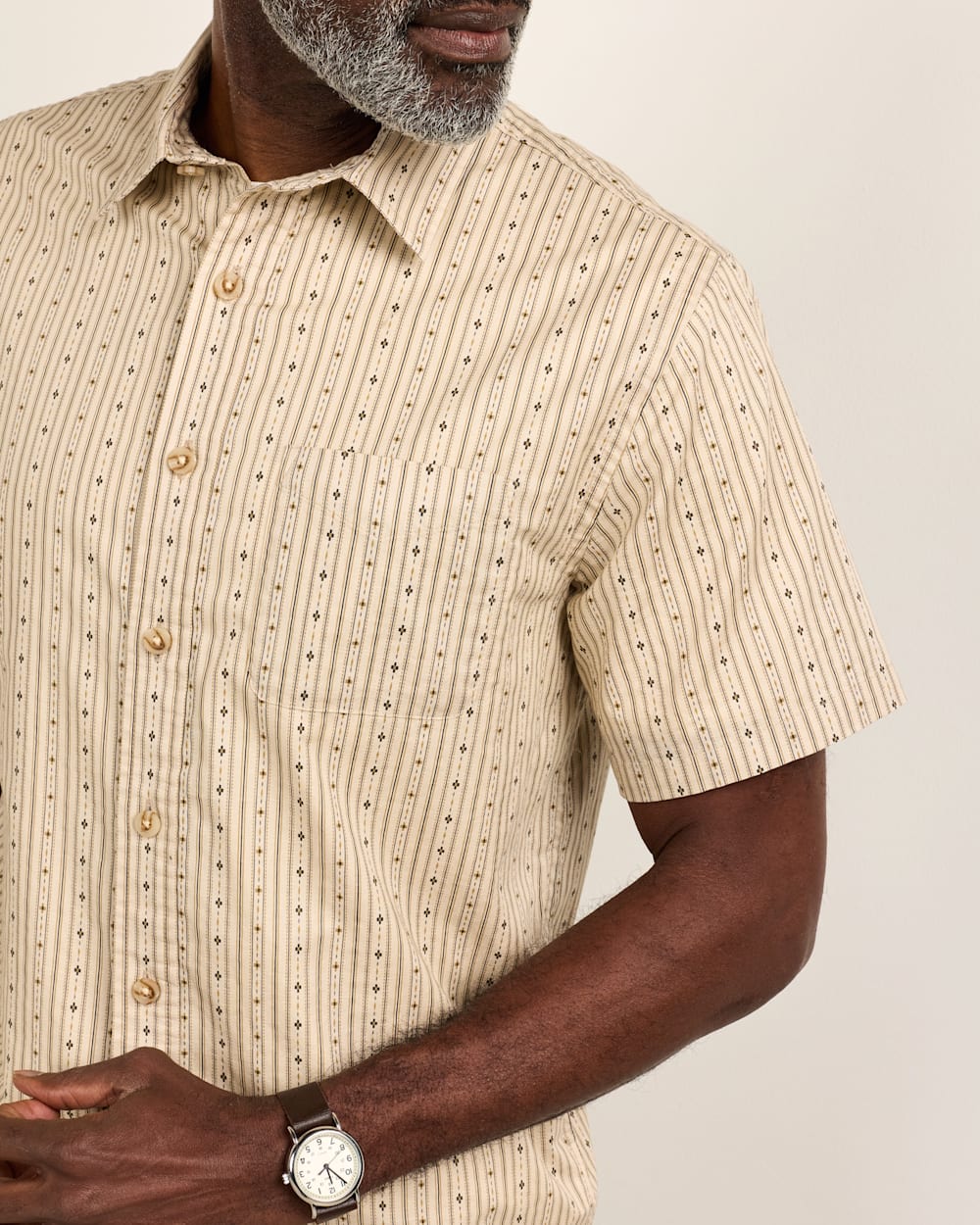 PENDLETON MEN'S SHORT-SLEEVE SHORELINE COTTON SHIRT