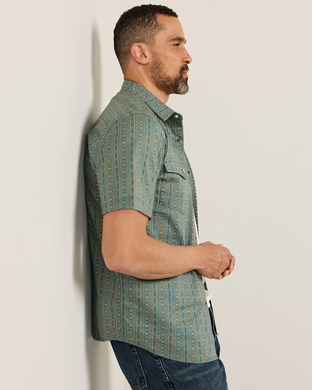 PENDLETON MEN'S SHORT-SLEEVE LARAMIE SNAP-FRONT SHIRT