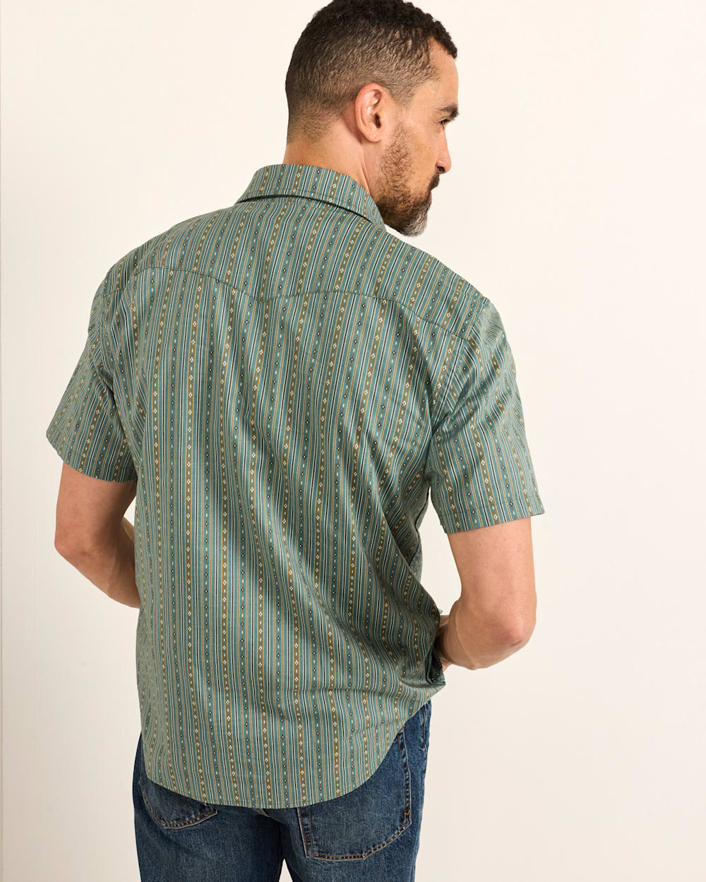 PENDLETON MEN'S SHORT-SLEEVE LARAMIE SNAP-FRONT SHIRT