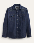 PENDLETON MEN'S RODEO EMBROIDERED DENIM GAMBLER SHIRT