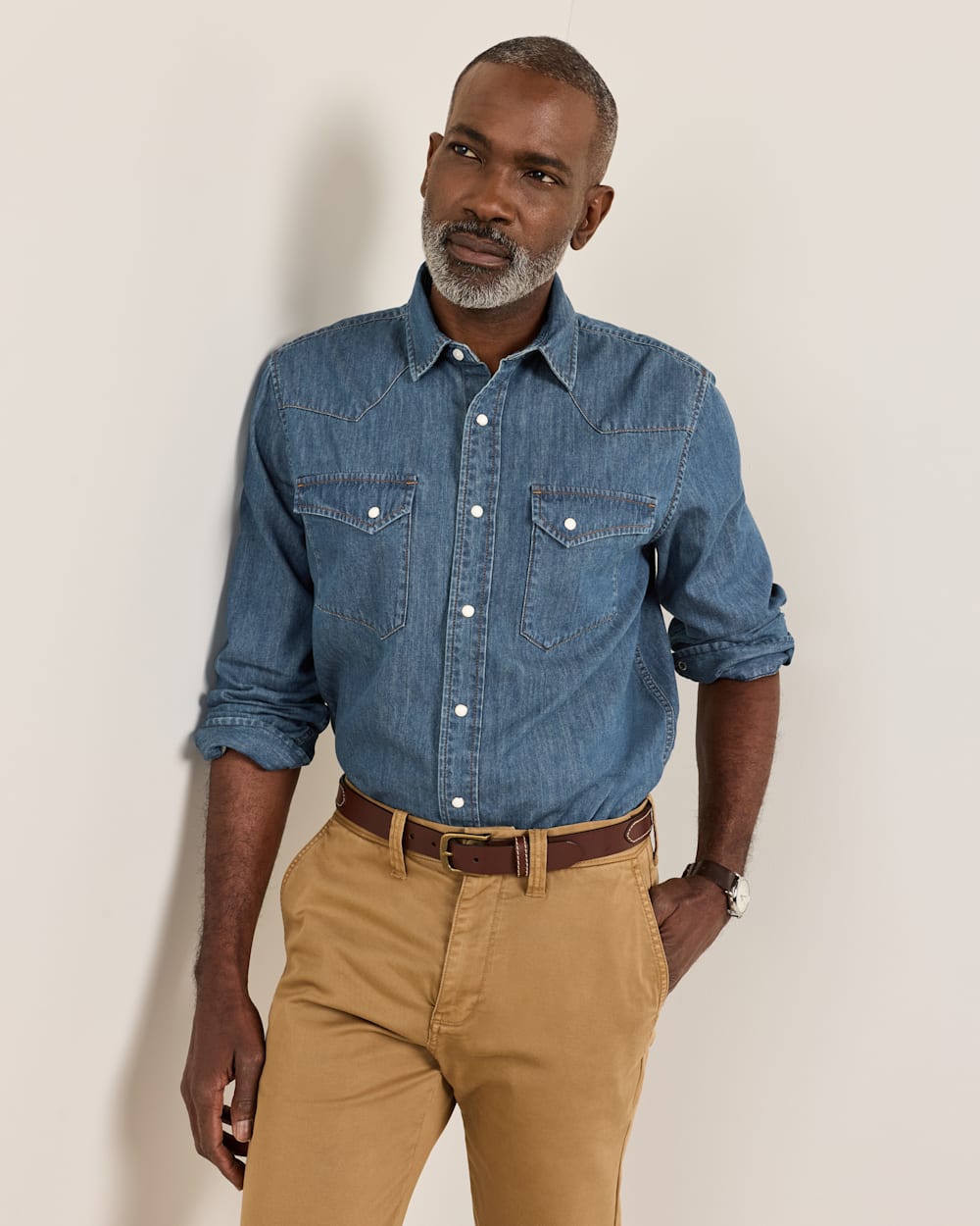 PENDLETON MEN'S GAMBLER DENIM SHIRT