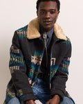 PENDLETON MEN'S BROWNSVILLE SHEARLING COLLAR COAT