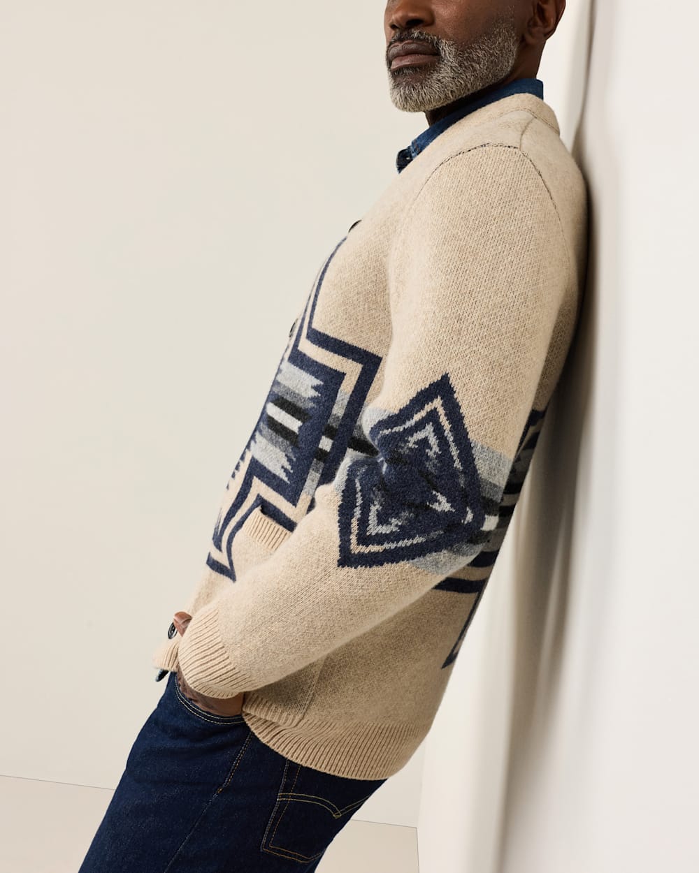 PENDLETON MEN'S HARDING LAMBSWOOL CARDIGAN