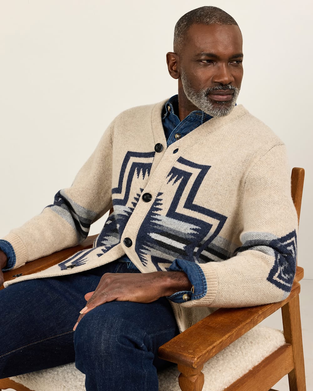 PENDLETON MEN'S HARDING LAMBSWOOL CARDIGAN