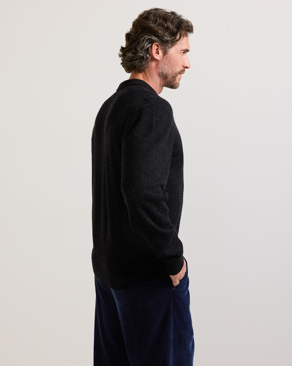 PENDLETON MEN'S MERINO POLO SWEATER