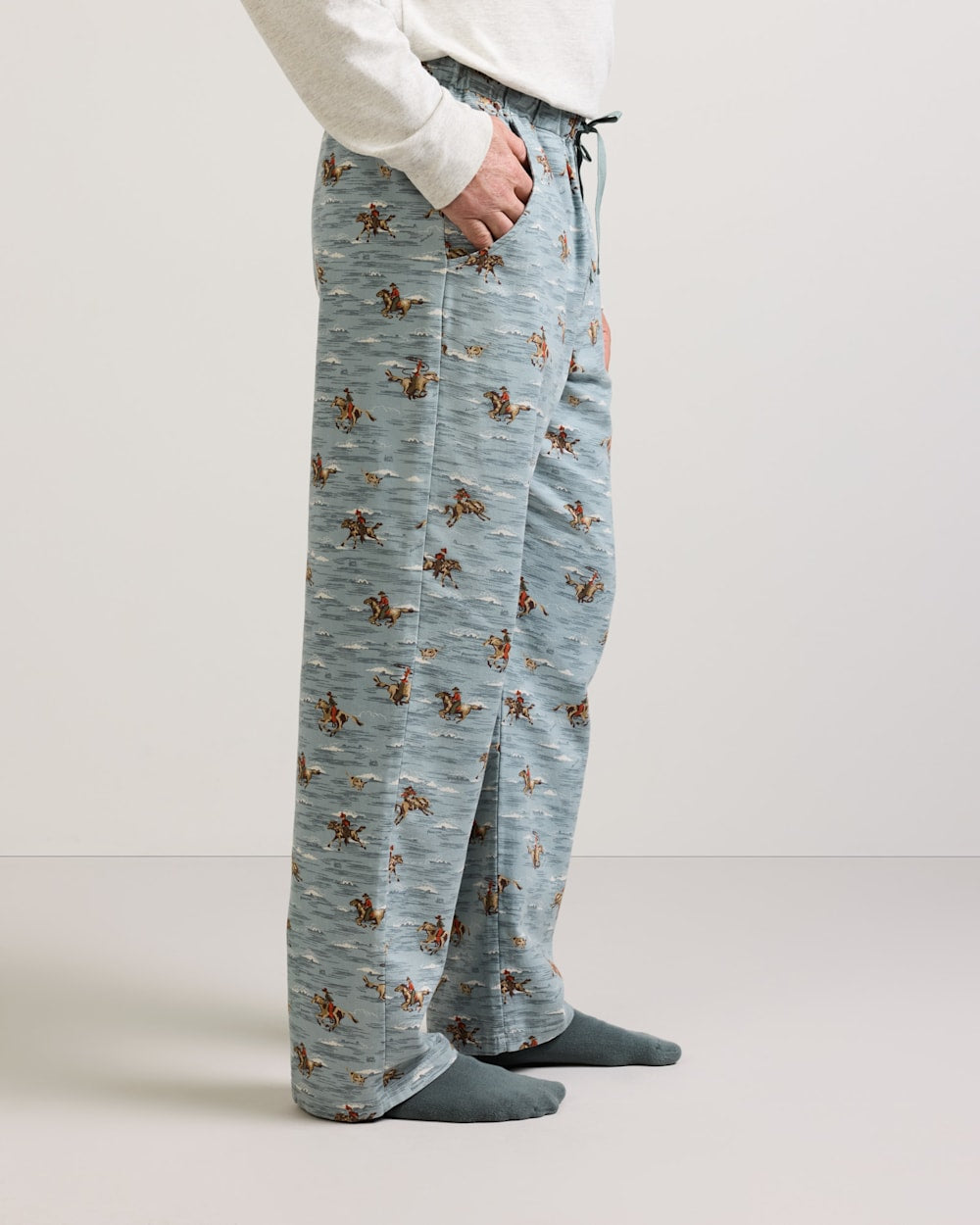 PENDLETON MEN'S COWBOY PRINT FLANNEL PAJAMA PANTS