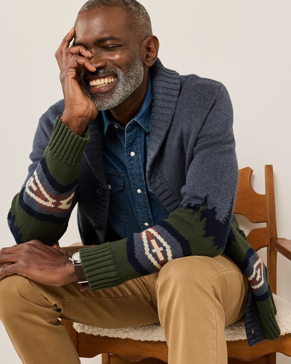 PENDLETON MEN'S MOUNTAIN COTTON CARDIGAN