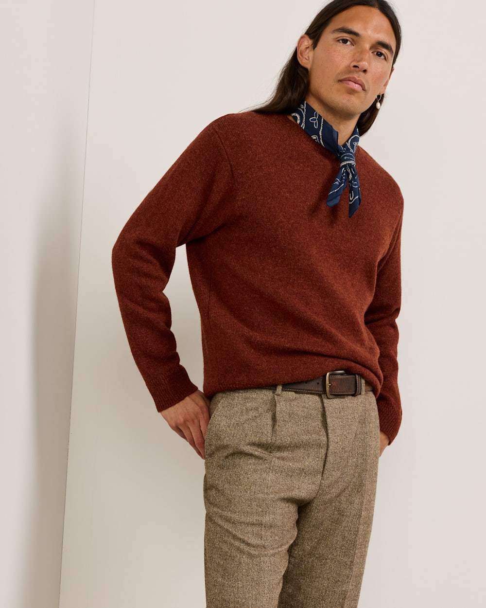 PENDLETON MEN'S SHETLAND COLLECTION SWEATER