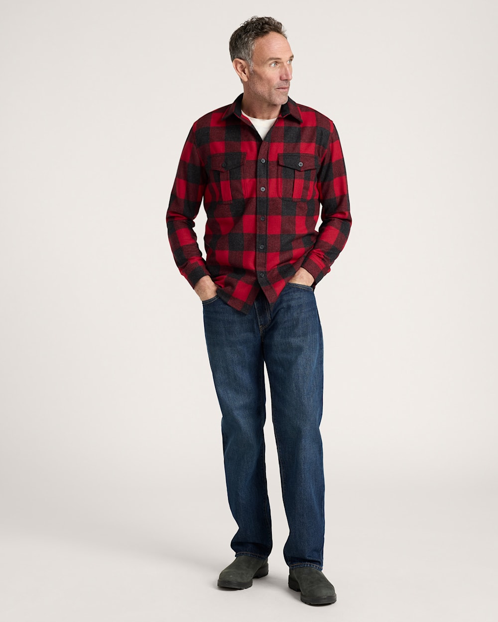 PENDLETON MEN'S BUFFALO CHECK SCOUT SHIRT