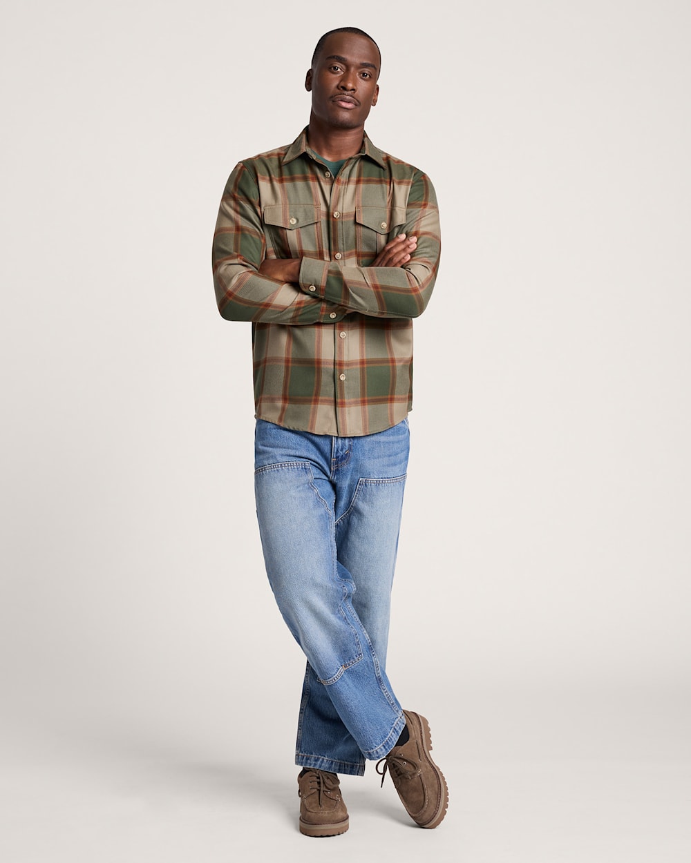 PENDLETON MEN'S PLAID HARRISON MERINO SHIRT