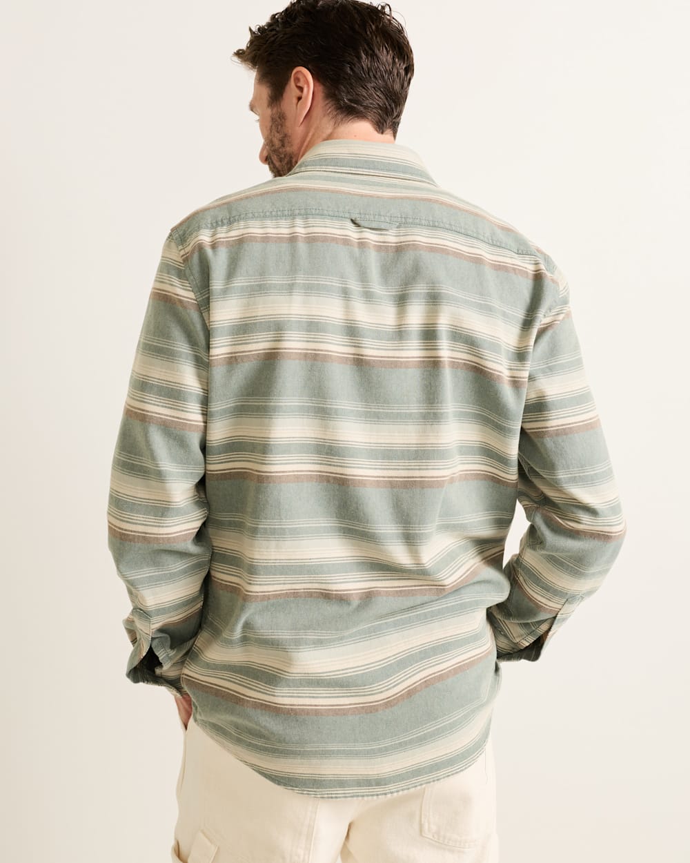 PENDLETON MEN'S STRIPE BEACH SHACK COTTON SHIRT