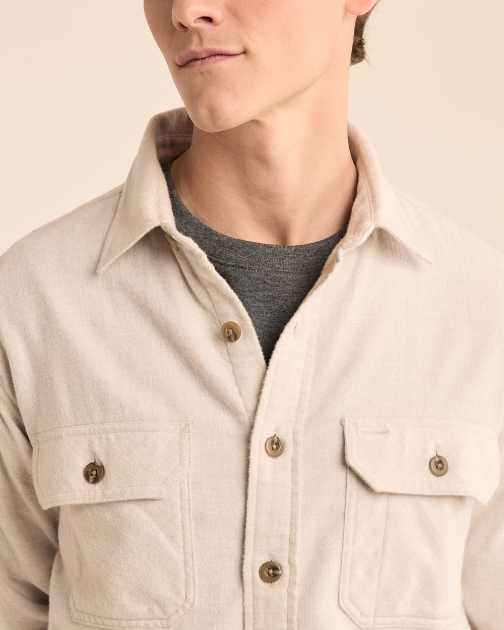 PENDLETON MEN'S BURNSIDE DOUBLEBRUSHED FLANNEL SHIRT