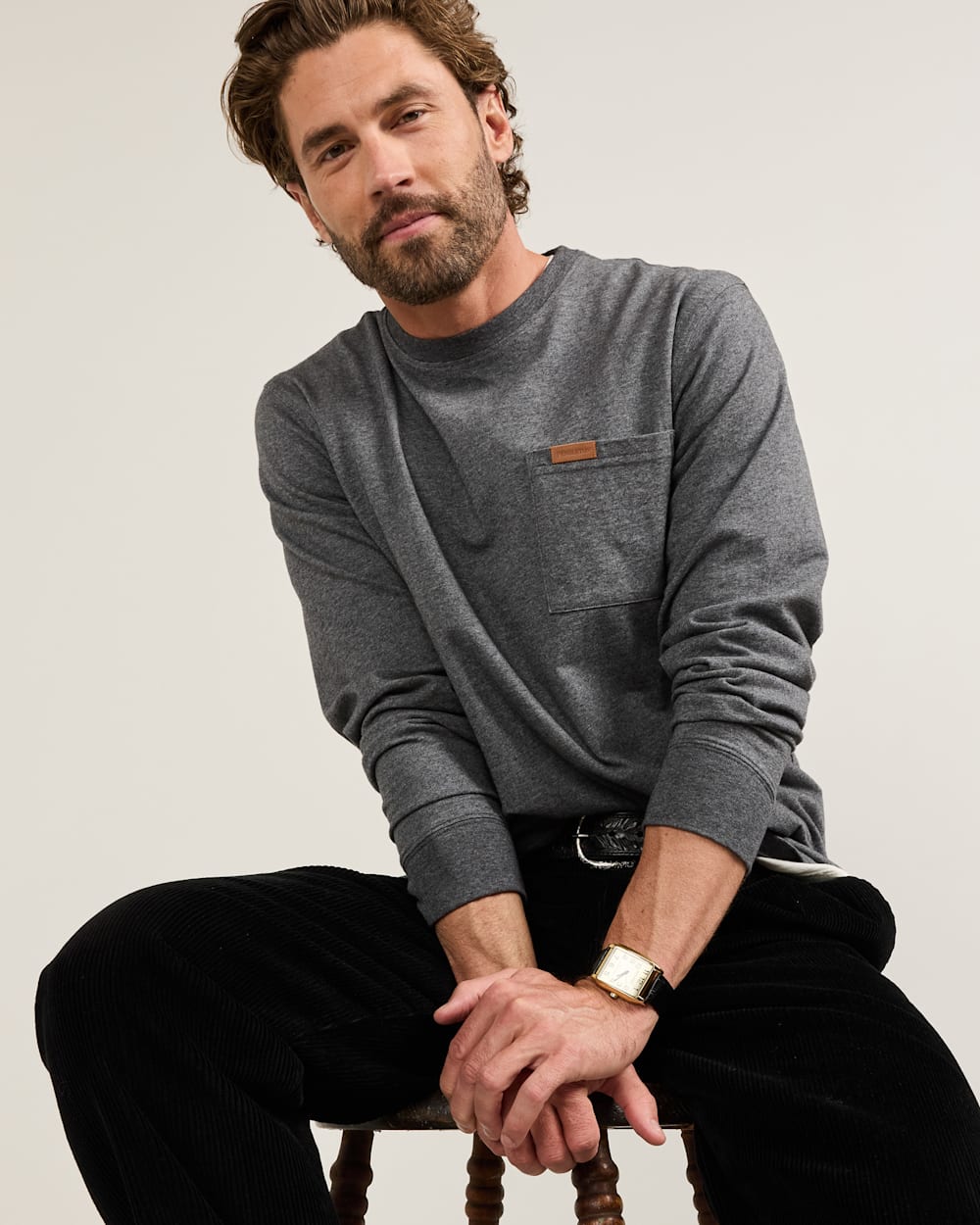 PENDLETON MEN'S LONG-SLEEVE DESCHUTES POCKET TEE